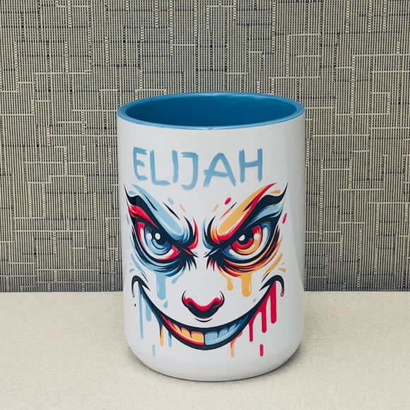 Custom Made Expressive Face Ceramic Mug (15 oz) - Picture 2 of 4